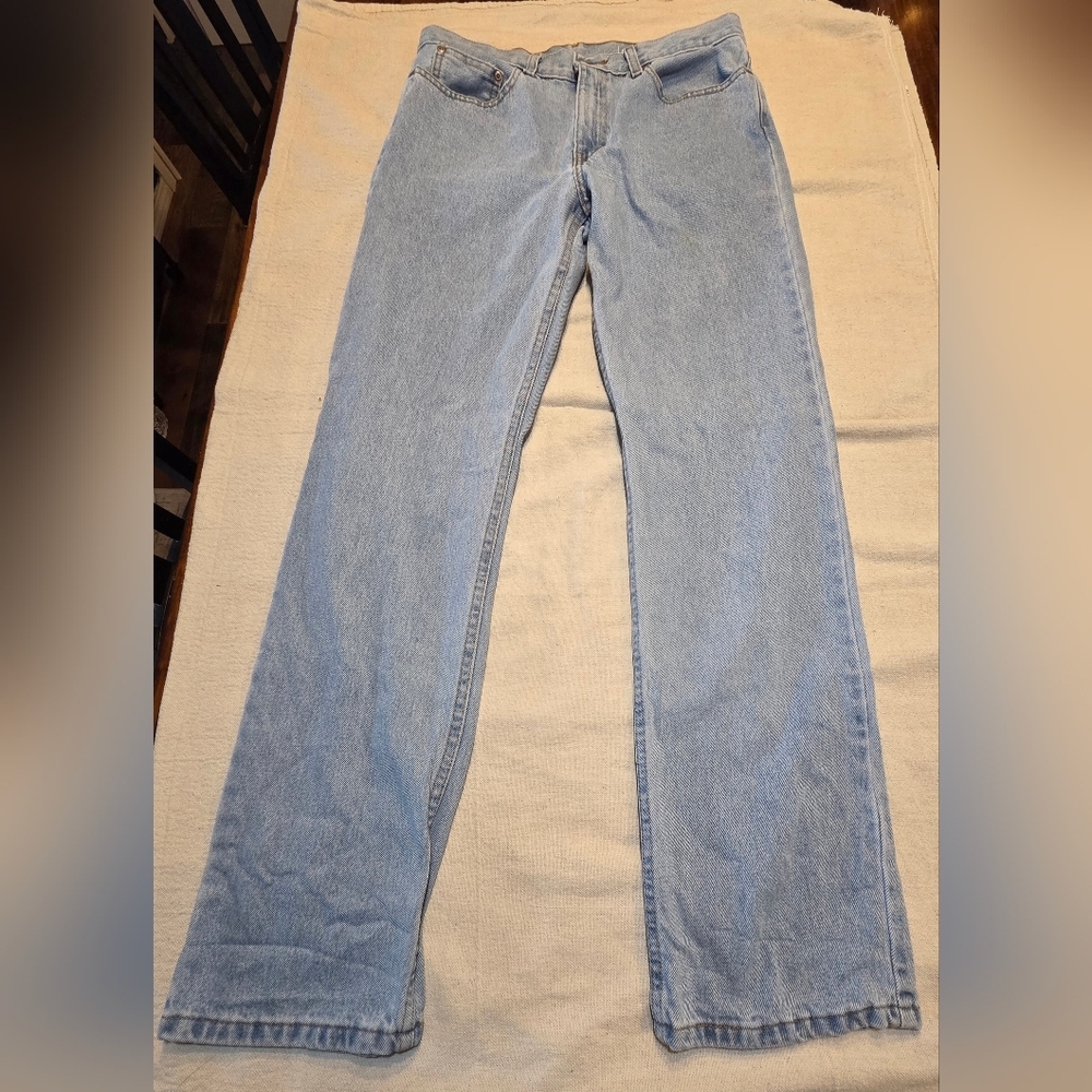 Light Blue Denim Jeans Relaxed Fit